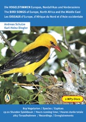 The Bird Songs of Europe, North-Africa & Near East