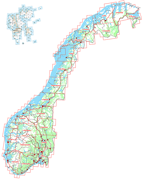 Norge 1:50 000
