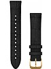 Garmin Hurtigutlsningsrem, sort preget lrrem med PVD-anordning i 24K gull