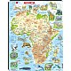 Puslespill - Afrika, kart med dyr