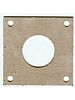 10 stk metallplate til meisefuglekasse, 32 mm hullpning