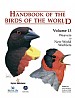 Handbook of the Birds of the World, vol. 15.