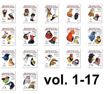 Handbook of the Birds of the World Vol 1-17